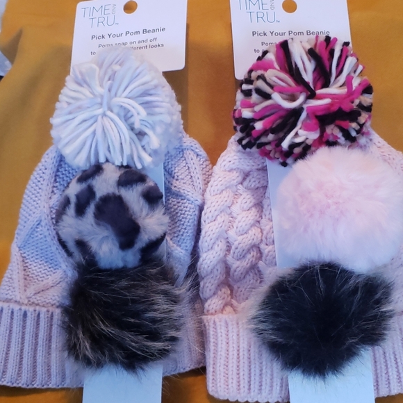 Time and Tru Accessories - Two winter hats